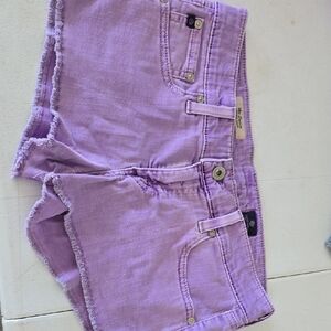 Ag Adriano Goldschmied Lilac Kids Denim Shorts